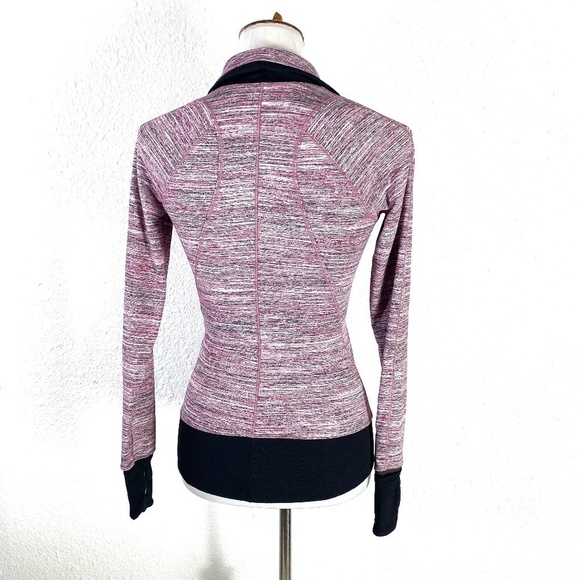 lululemon | Runderful 1/2 Zip Space Dye Camo Berry SZ 2 - Picture 3 of 5